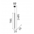 FILO BIAŁA LAMPA WISZĄCA LED      263687 Ideal-Lux